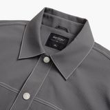  ÁO KHOÁC GIÓ 2 LỚP CAO CẤP, CHỐNG BỤI BẨN - MÀU XÁM GHI TỐI 