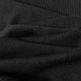  Áo len cổ tròn thiết kế, (Đen, 39) 