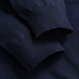  Áo len cổ tròn thiết kế, (Tím than tối, 39) 