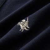  Áo polo cơ bản, (Tím than tối, 43) 