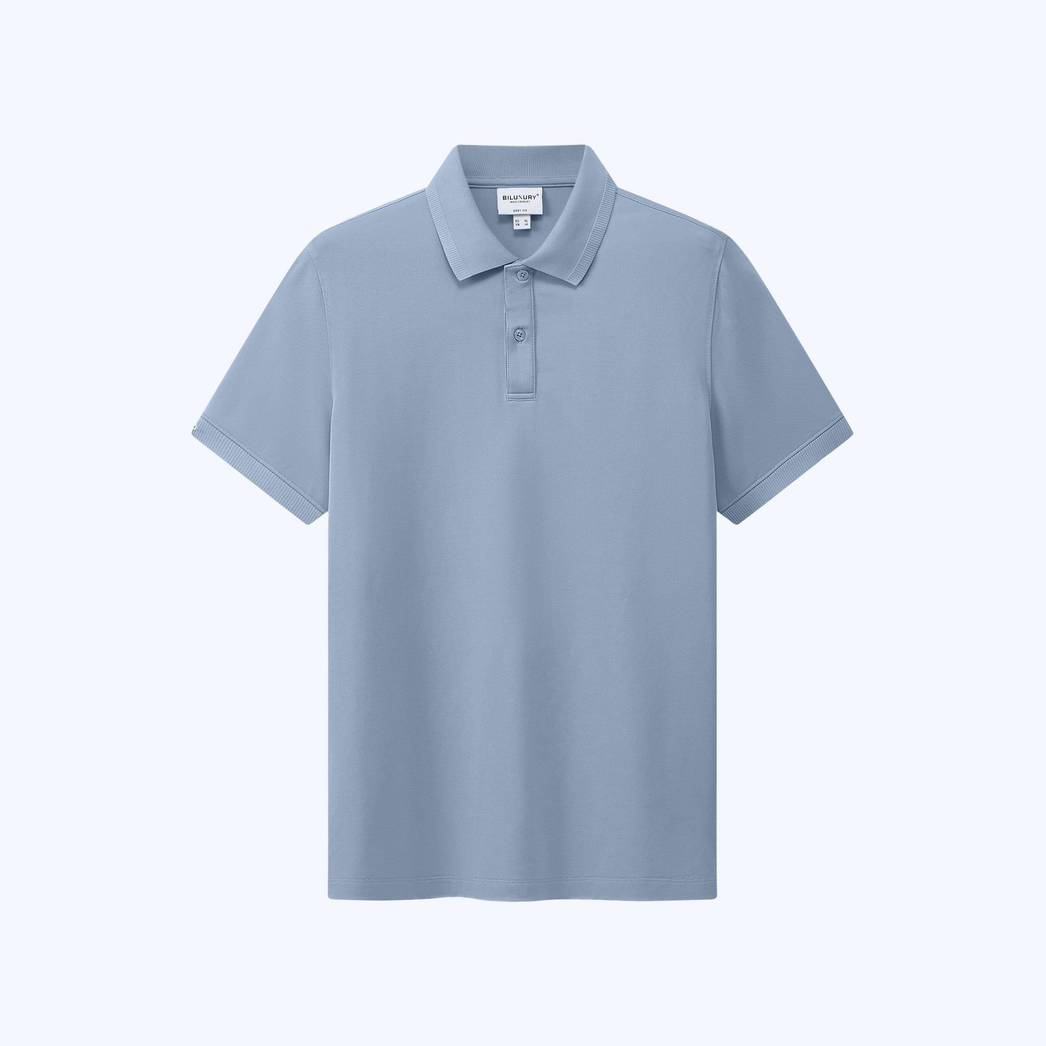 ÁO POLO CƠ BẢN - XANH XÁM