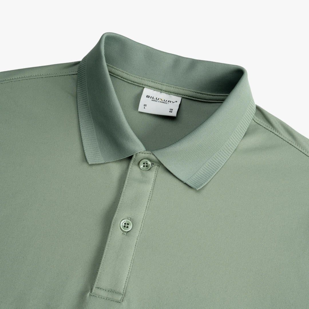 ÁO POLO CƠ BẢN - XANH LÁ CÂY