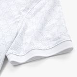  Áo polo hoạ tiết, (Trắng, 41) 