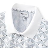  Áo polo hoạ tiết, (Trắng, 39) 