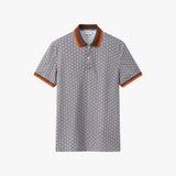  Áo polo hoạ tiết, (Nâu, 39) 