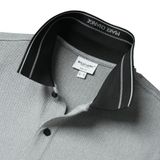  Áo polo hoạ tiết, (Xám, 43) 