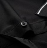  Áo polo thiết kế, (Đen, 39) 