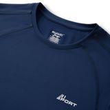  Áo T-shirt thiết kế, (Xanh đậm, 39) 