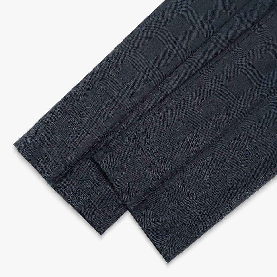 QUẦN VEST PHỐI SỌC CARO - TÍM THAN TỐI 9QAVC539TTT