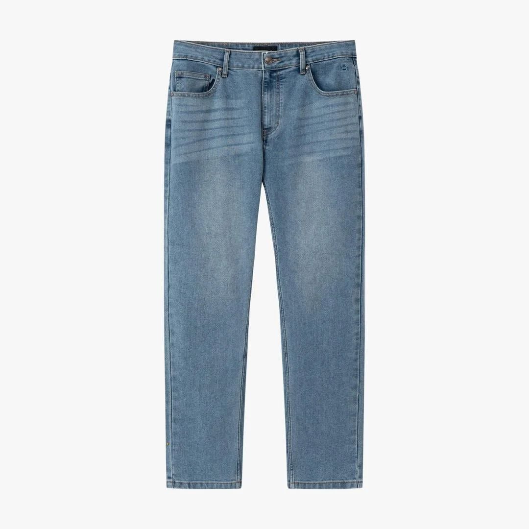 QUẦN JEANS THIẾT KẾ BASIC - MÀU XANH NHẠT 9QBDB021XNH