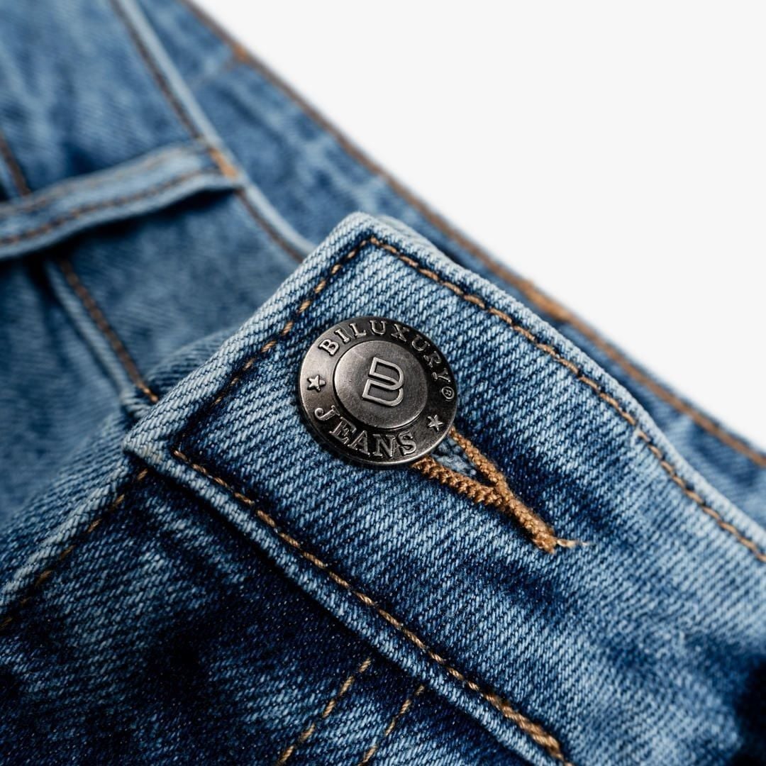 QUẦN JEANS THIẾT KẾ BASIC - MÀU XANH NHẠT 9QBDB021XNH
