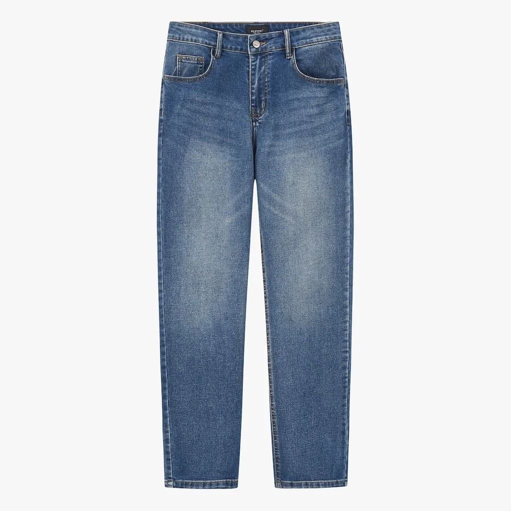 QUẦN JEANS THIẾT KẾ BASIC - MÀU XANH NHẠT 9QBDT025XAH
