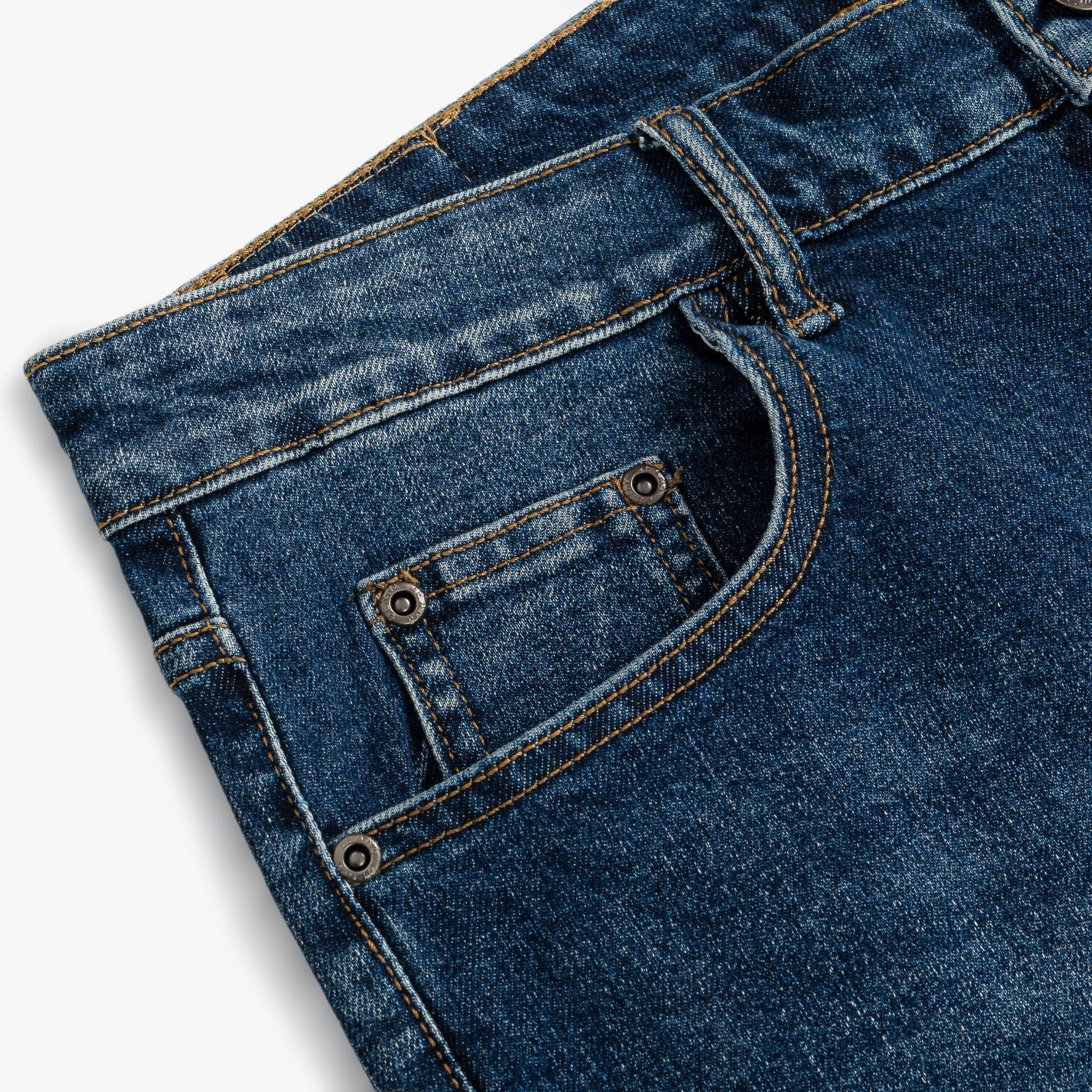 QUẦN JEANS THIẾT KẾ - XANH DƯƠNG 9QBDT025XDM