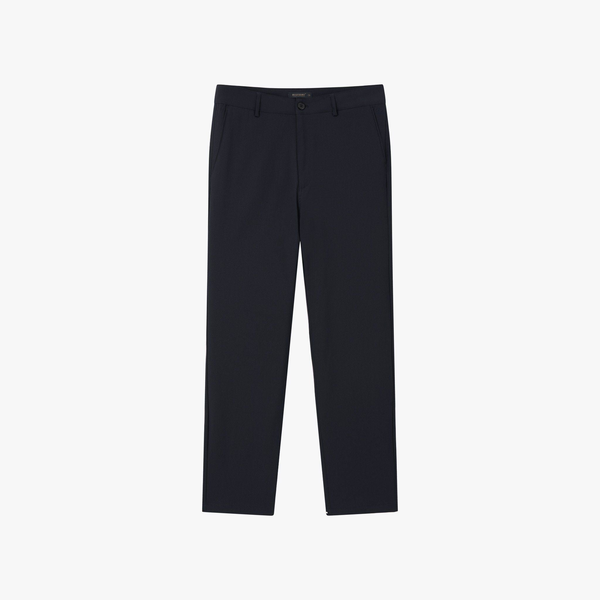 QUẦN KAKI DÀI THIẾT KẾ - MÀU ĐEN 9QKKT001DEN