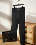  Quần kaki dài thiết kế, (Đen, 29) 