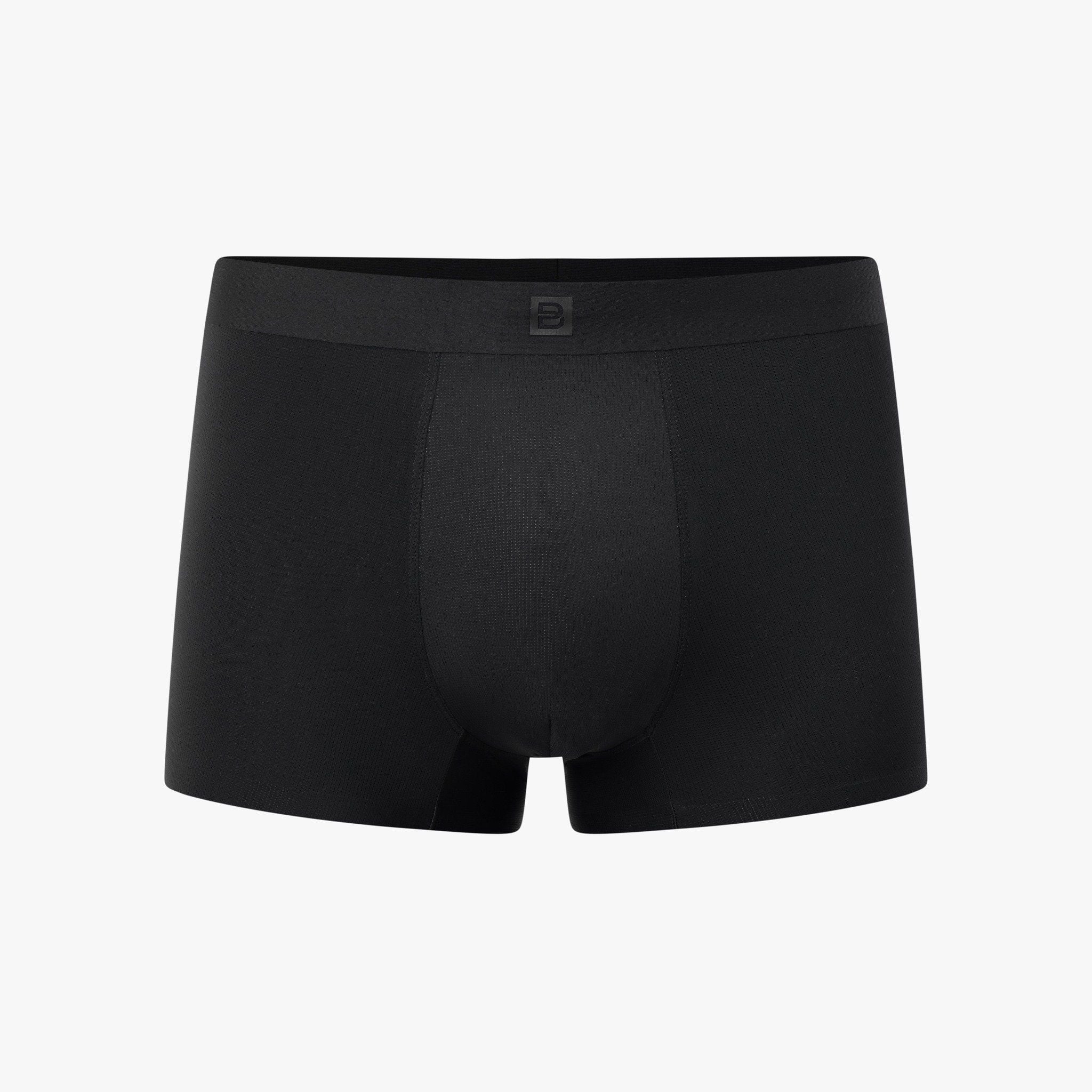 QUẦN BOXER SEAMLESS POLYAMIDE - MÀU ĐEN 9SIDB506DEN
