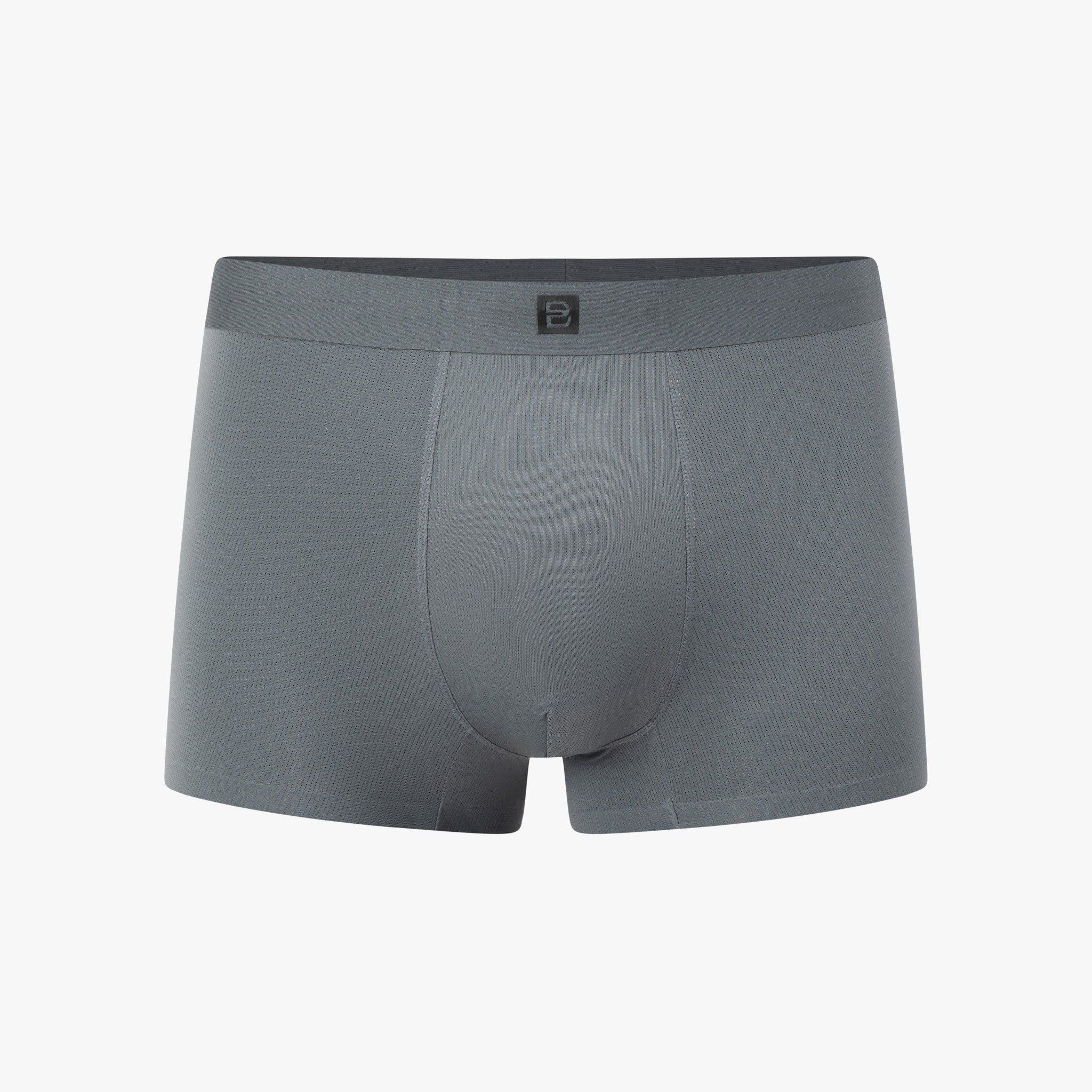 QUẦN BOXER SEAMLESS POLYAMIDE - MÀU XÁM 9SIDB506GHT