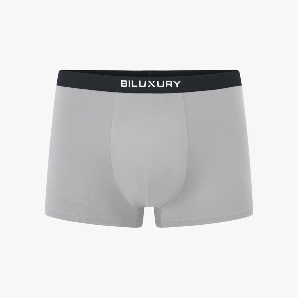 QUẦN BOXER BASIC, CO GIÃN - MÀU GHI SÁNG 9SIDB515GHS