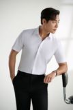  Áo sơ mi cộc tay cơ bản, (Trắng, 39) 