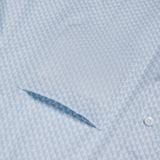  ÁO SƠ MI CỘC TAY HỌA TIẾT - XANH 