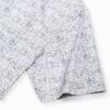  ÁO SƠ MI CỘC TAY HỌA TIẾT CAO CẤP - TRẮNG XÁM 