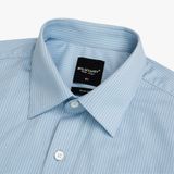  Sơ mi dài tay kẻ sọc, (Xanh, 39) 