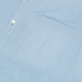  Sơ mi dài tay kẻ sọc, (Xanh, 39) 