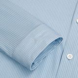  Sơ mi dài tay kẻ sọc, (Xanh, 39) 