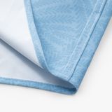  ÁO SƠ MI DÀI TAY, HỌA TIẾT - XANH BIỂN 