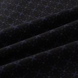  Áo sơ mi dài tay hoạ tiết, (Đen, 39) 