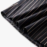  ÁO SƠ MI TAY DÀI KẺ SỌC CAO CẤP - MÀU ĐEN 