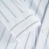  ÁO SƠ MI TAY DÀI, KẺ SỌC CAO CẤP - MÀU TRẮNG 