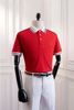 Áo polo đỏ phối kẻ cổ và tay - AP200DO - 48