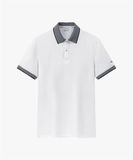  Áo phông có cổ cơ bản, (Trắng, 43) 