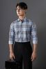 Sơ mi xanh kẻ vuông - SMC168X - 50