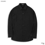  ÁO SƠ MI TAY DÀI - ĐEN, TRƠN 02KP1016 