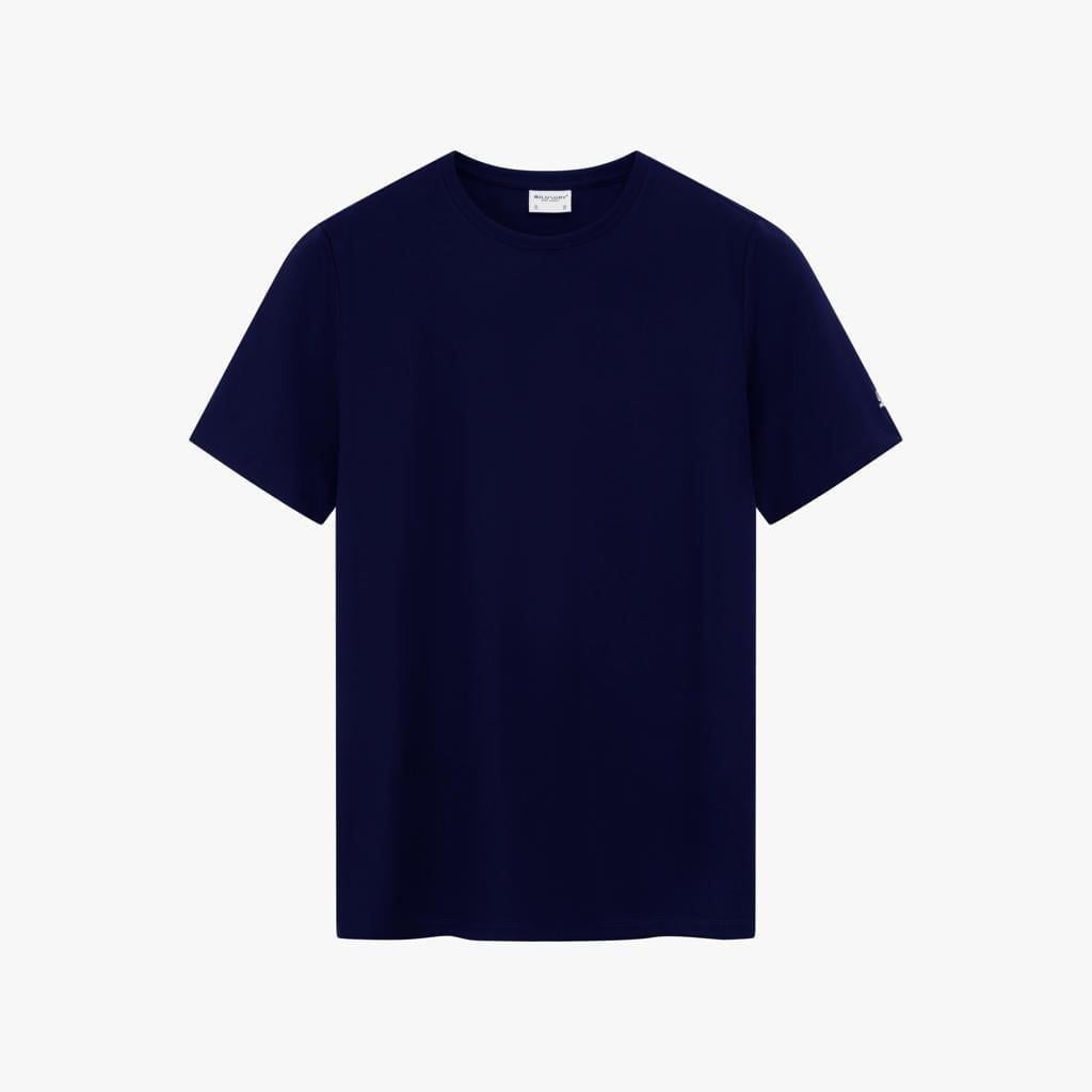 ÁO T-SHIRT BASIC - TÍM THAN TỐI 1APKB603TTT