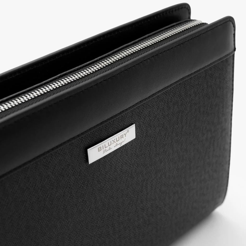 TÚI CLUTCH CẦM TAY, CHẤT LIỆU DA CAO CẤP - ĐEN 1TDCT001DEN