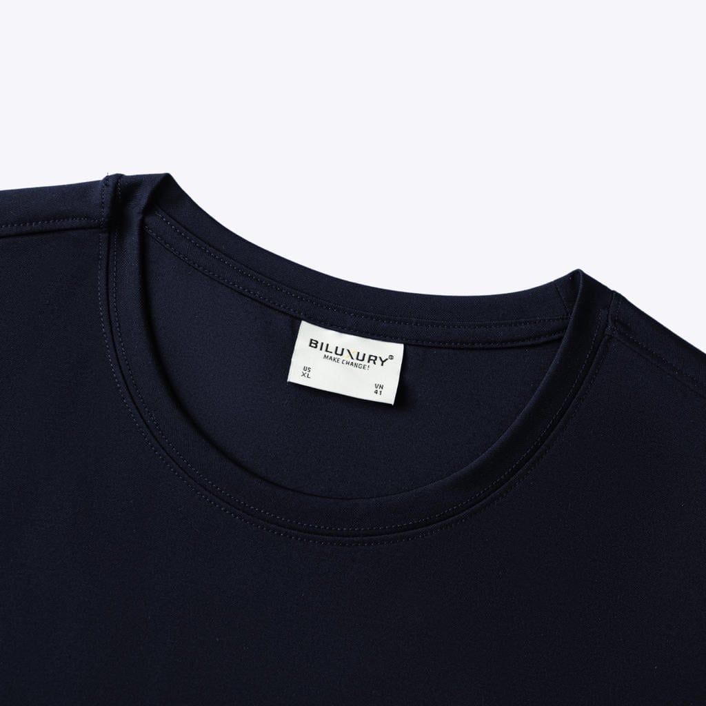 ÁO T-SHIRT BASIC - TÍM THAN TỐI 1APKB603TTT