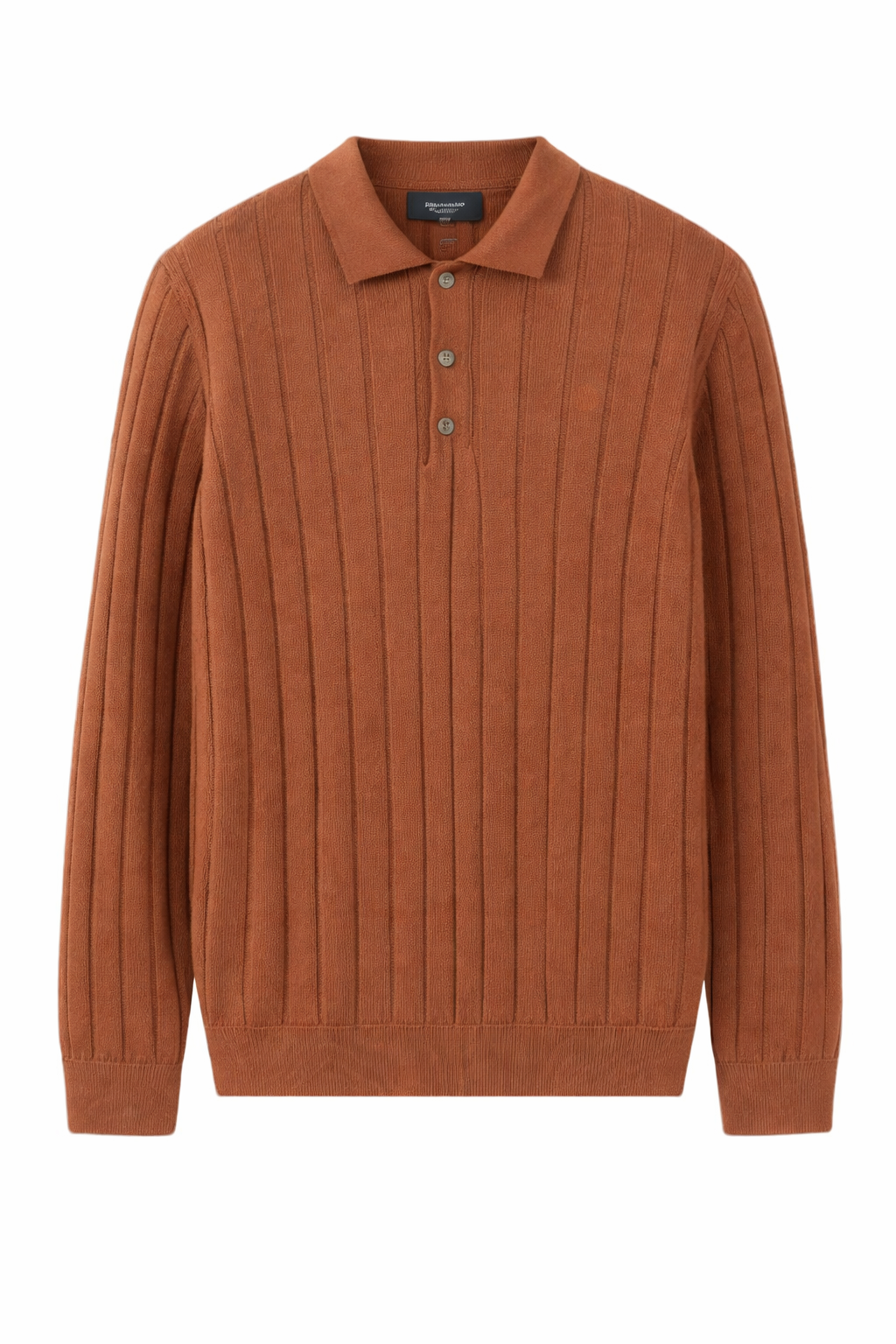 ÁO LEN CỔ POLO THIẾT KẾ - MÀU NÂU