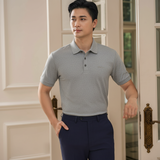  Áo polo hoạ tiết, (Xám, 39) 