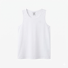  ÁO THUN BA LỖ COTTON, CO GIÃN - TRẮNG 9ABLB501TRK 