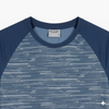  ÁO T-SHIRT THỂ THAO RAGLAN BILUXURY - TÍM THAN TỐI 1APKT613TTT 