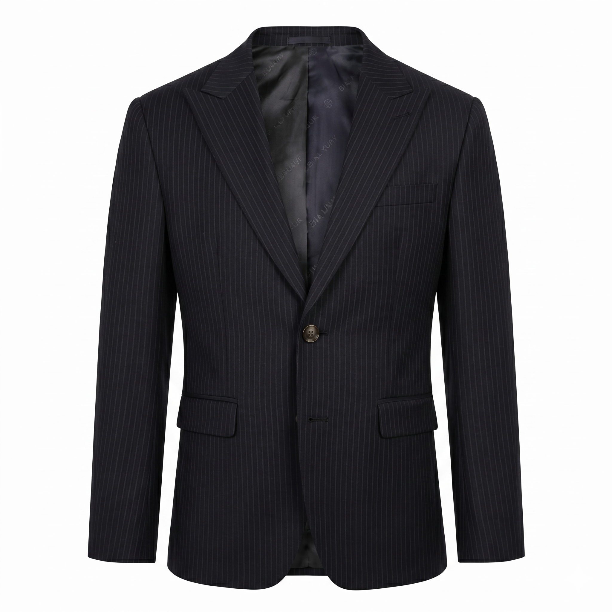 ÁO VEST ĐEN PHỐI HỌA TIẾT KẺ SỌC - MÀU ĐEN
