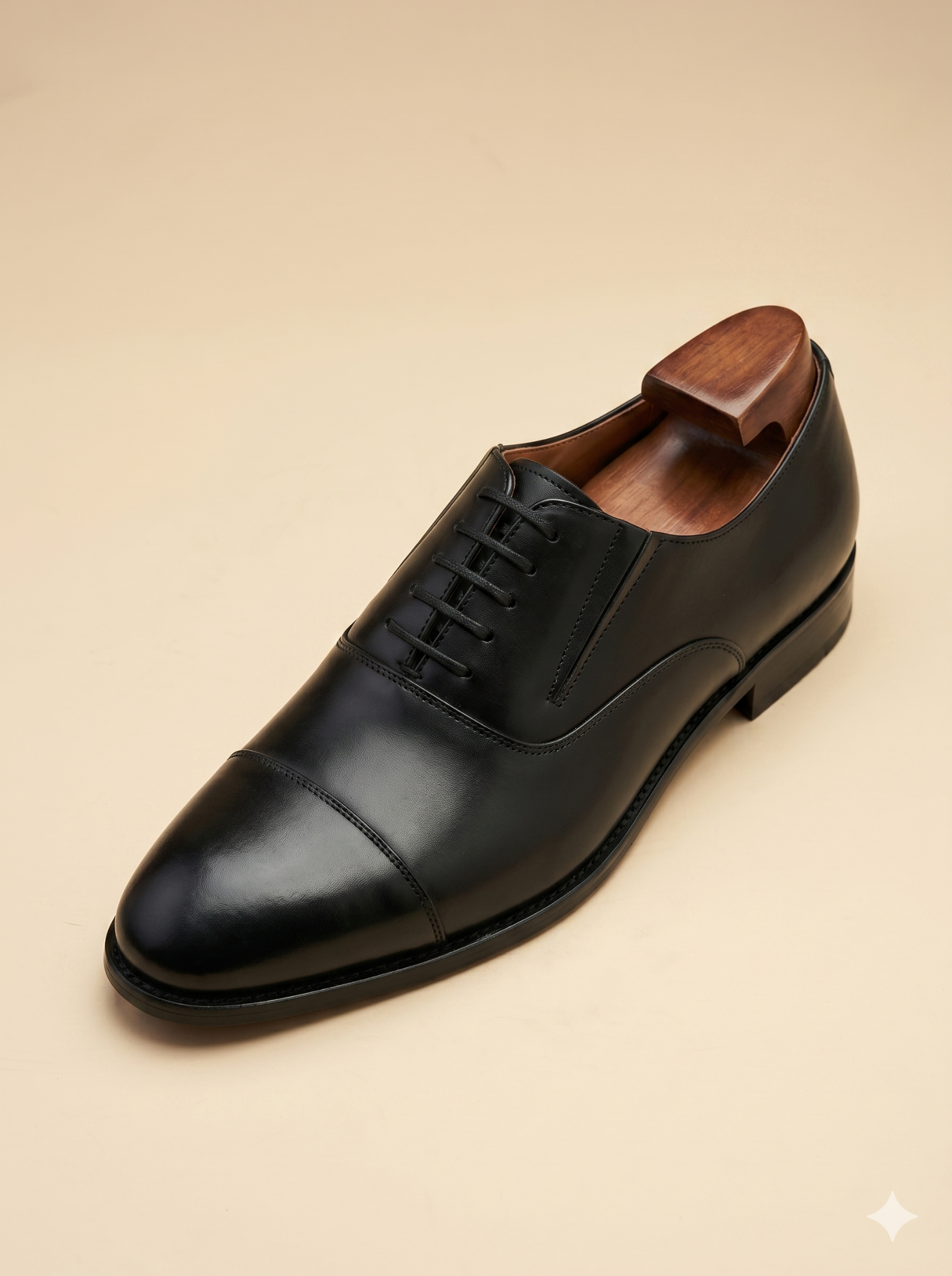 GIÀY DA OXFORD BUỘC DÂY - ĐEN 1GTCC001DEN