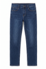  QUẦN JEANS BASIC - XANH DƯƠNG ĐẬM 8QBDB004XDM01 