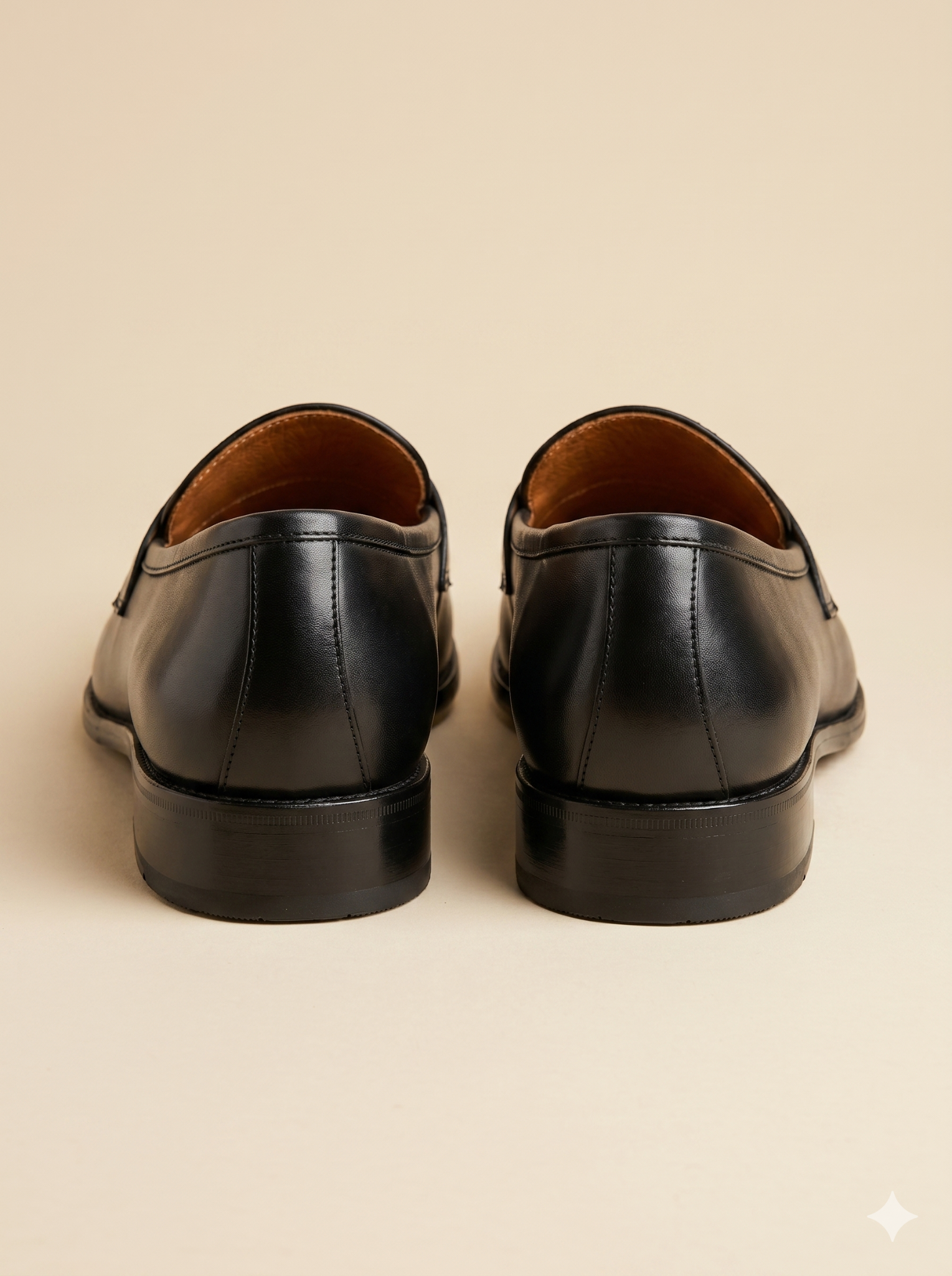 GIÀY DA LOAFER ĐEN - 1GAD001DEN