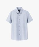  Áo sơ mi cộc hoạ tiết, (Ghi xám, 39) 