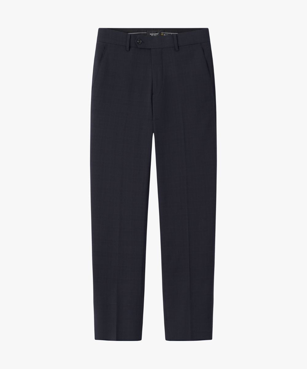 QUẦN ÂU PHỐI HỌA TIẾT CARO CHÌM - MÀU TÍM THAN TỐI 9QAUC523TTT