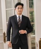  Quần vest hoạ tiết, (Đen, 29) 